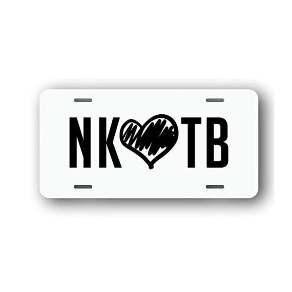 NKOTB New Kids on the Block Aluminum License Plate with design - Picture 8 of 11